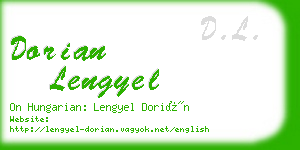 dorian lengyel business card